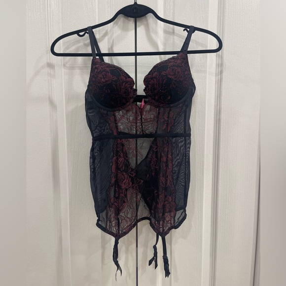 La Senza Black & Purple Lingerie size S - Picture 1 of 6